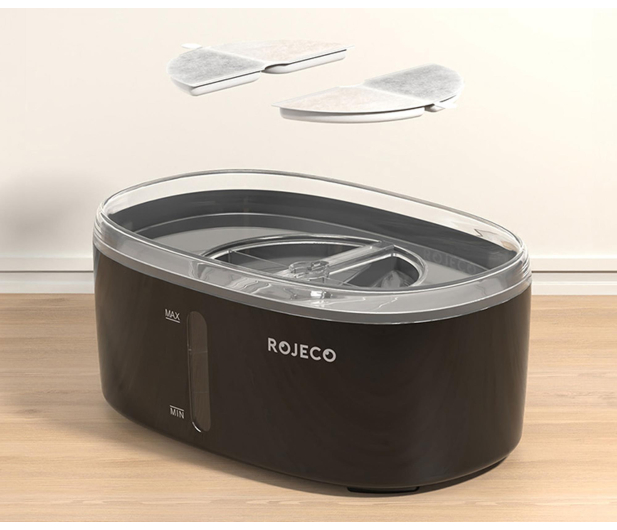 Rojeco RYSJ-09 inteligentne poidło dla psa i kota czarne - 1514969 - zdjęcie 4